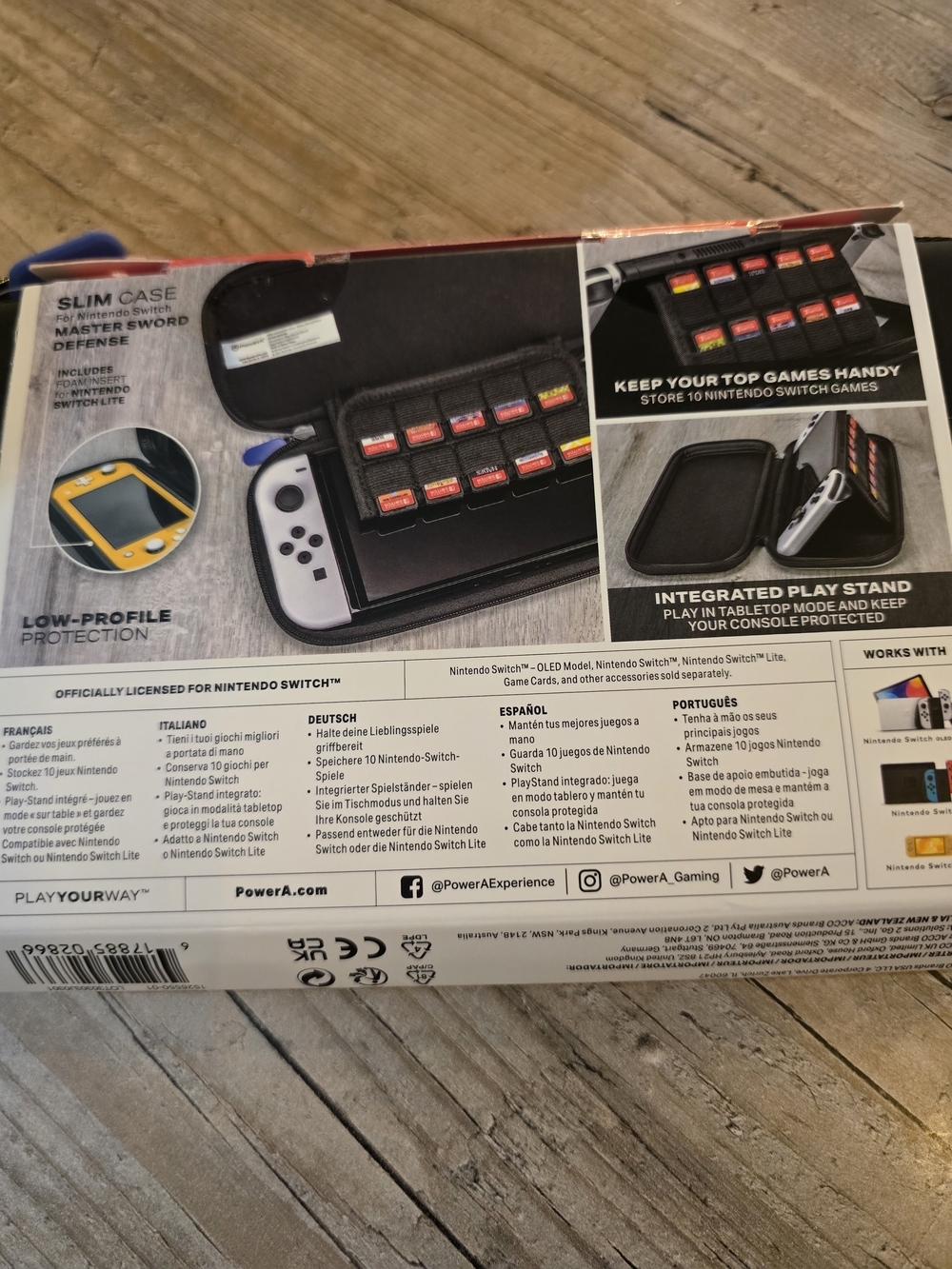 Nintendo Switch: PowerA Slim Case - The Legend of Zelda Link- New - Picture 4 of 4